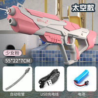 (NET) Fully Automatic Electric Water Gun Long-Range Continuous Firing Party Game Kids Toy