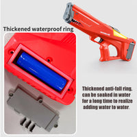 (NET) High Pressure Electric Water Gun Large Capacity Automatic Water Guns Shark Adult Kids Outdoor Beach Pool Summer Toys Watergun