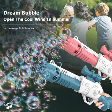 Electric 19 Hole Rifel Bubble Gun