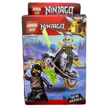 Mini Ninjas with Mini Motorcycle Building Blocks - Action-Packed Fun for Kids