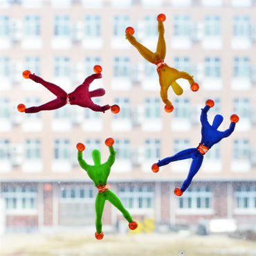 Funny Flexible Climb Men Sticky Wall Toy For Children 10 pcs / 2321745960007 / KL085