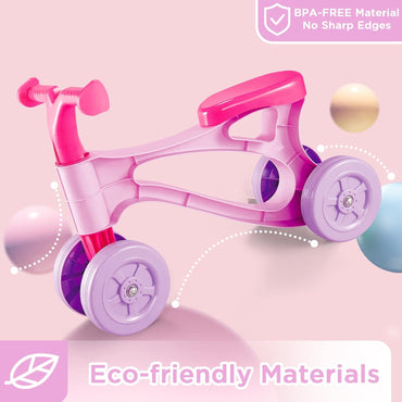 ( Net ) Plastic Baby Learning Bike Balance Car 4 Wheel