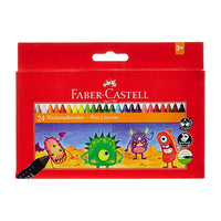 (NET) Faber Castell Wax Crayons 90mm 24cl