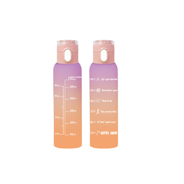 Herevin Double Painted Sports Bottle with Hanger-Puppies Mouth/ 750ml (Net)