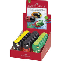 (NET) Faber Castell Sharpener-Eraser / 183525 / 183526 / 183527