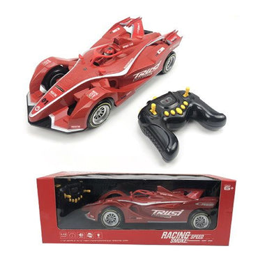 (Net) Speed Smoke RC Car - Red - Remote Control