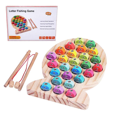 Wooden Letter Fish Game