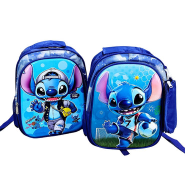 (Net) Stitch Backpack With Pencil Case