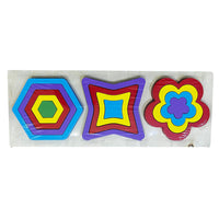 Wooden Colorful Stacking Blocks Set