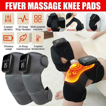 (Net)Electric Knee Massager Heated Massage Pad