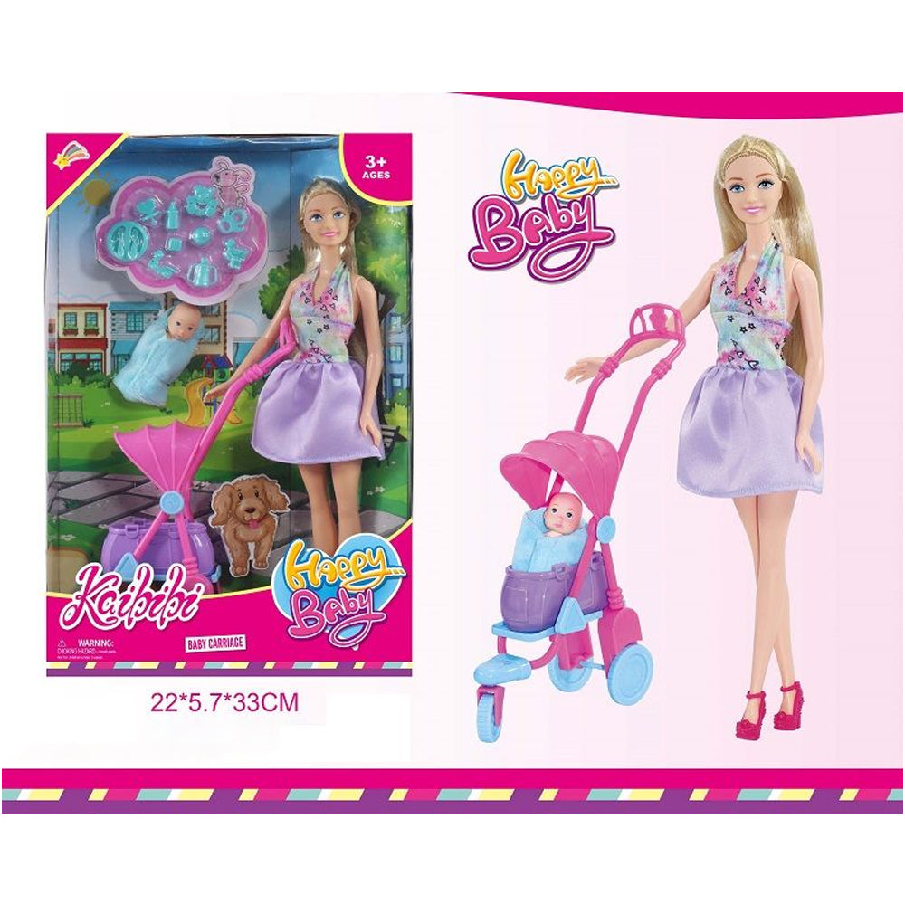 Mother Barbie and Baby Care Toy Set - Main Image