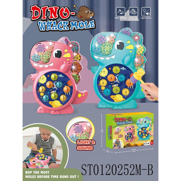 Electronic Dinosaur Hit Hammer Game for Kids - Music & Lights