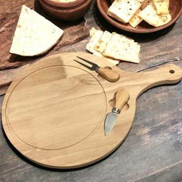 Wooden Round Cheese Board