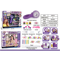 Electric Hair Braider Kit - Fashion Salon Pretend Play Toy
