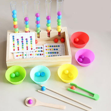 Color Sorting Matching Rainbow Beads Game