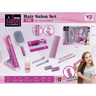 Sparkle Salon Set - Battery Operated Hair Styling Kit