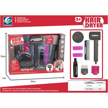 Preschool Beauty Toy Set - Barber Shop Pretend Play Hairdresser Toys