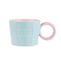 (Net) Ceramic Mug with Heat-Preserving Cap and Tea Spoon