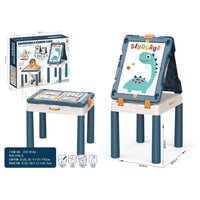 (Net) Magnetic Double-Sided Drawing Board Kids Education DIY Writing Painting Easel Toys