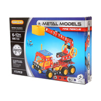 DIY Fire Truck 3D Metal Puzzle - Interactive Assembly Toy for Kids