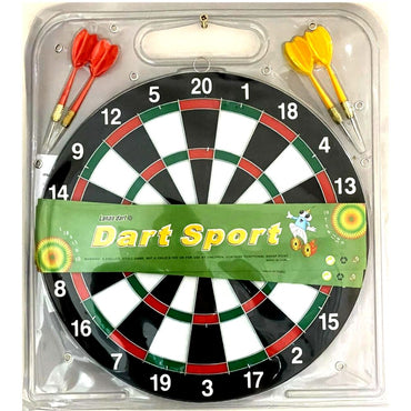 (Net) 15 inch Magnetic Dart Board Game for Kids