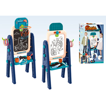 (Net) Multifunctional Double-Sided Basketball Hoop Learning Magnetic Writing And Drawing Board Table For Kids