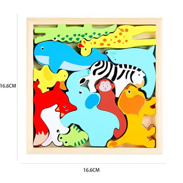 Creative Wooden Baby Puzzles