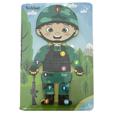 Captivating Wooden Animal and Dinosaur Puzzle Collection