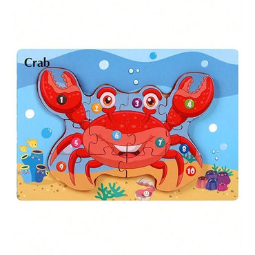 Captivating Wooden Animal and Dinosaur Puzzle Collection