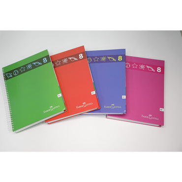 (NET)Faber-Castell Stitch PolypA5  48sh 90g 2Lines Engl.