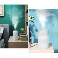 Air Humidifier Ultrasonic Mini Aromatherapy Diffuser Portable Sprayer USB Essential Oil Atomizer LED Lamp for Home Car 260ML