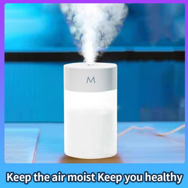 Air Humidifier Ultrasonic Mini Aromatherapy Diffuser Portable Sprayer USB Essential Oil Atomizer LED Lamp for Home Car 260ML