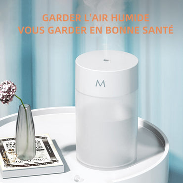 Air Humidifier Ultrasonic Mini Aromatherapy Diffuser Portable Sprayer USB Essential Oil Atomizer LED Lamp for Home Car 260ML