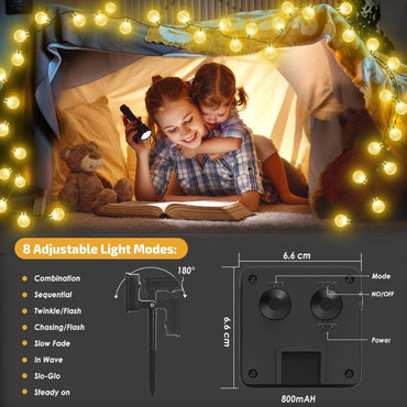 (Net) Led 5M 10 White Warm  Lights