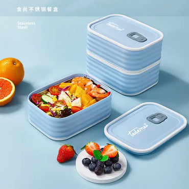 (net) Modern Stainless Steel Lunch Box - 1500ML
