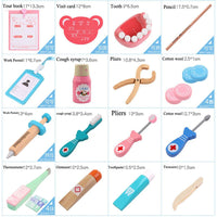 Wooden Dentist Doctor Toys For Toddlers