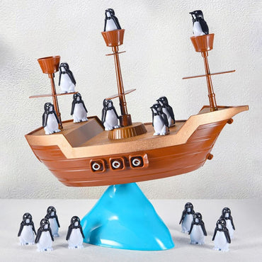 Balance Penguin Pirate Boat