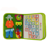 (Net) Sensory Activity Book Green Animal Zoo Design Busy Board