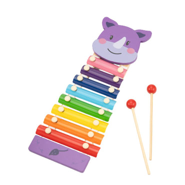 Toy Xylophone 8 Tones With Animal Figures