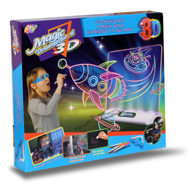 (Net) Illuminated 3D Magic Drawing Board for Kids