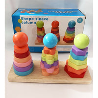 Wooden Shape Sleeve Column