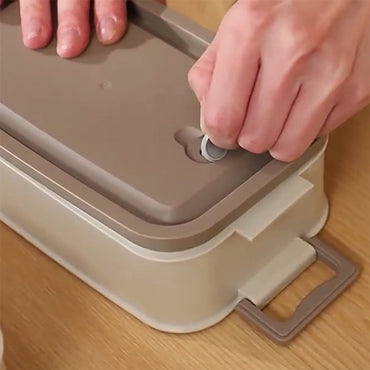 (NET) 1.8L Stainless Steel Leak-proof Lunch Box