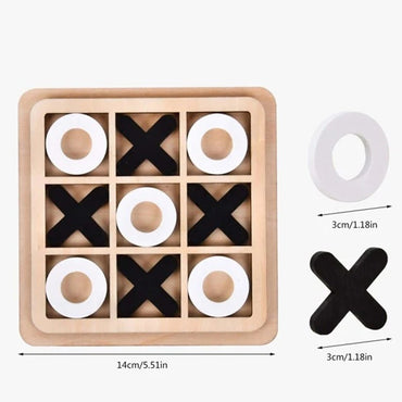 Wooden Tic Tac Toe Puzzle