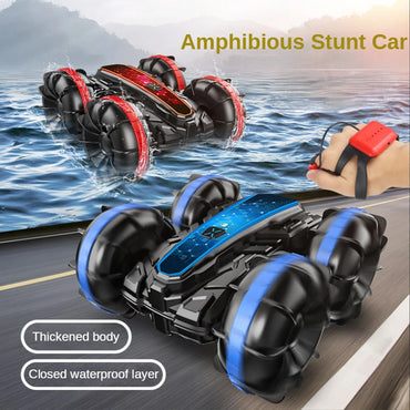 2.4GHz Double Side Racing RC Car - 360° Rotation & Water Road Mode