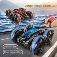 2.4GHz Double Side Racing RC Car - 360° Rotation & Water Road Mode