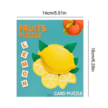 Wooden Card Puzzle for Kids | Educational Alphabet Puzzles