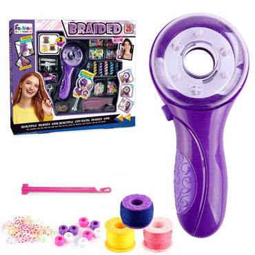 Electric Hair Braider Kit - Fashion Salon Pretend Play Toy