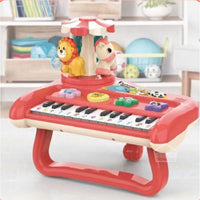 Toddler Musical Instruments - Multifunction Piano Keyboard with Cute Animals Design