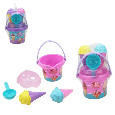 Ice Cream Beach Bucket Set 7 Pcs