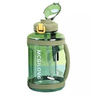 (Net) Plastic Water Cup With A Portable Handle Leak-proof And Sealable